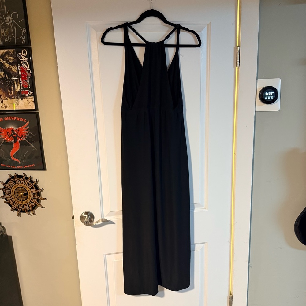 Gilligan & O'Malley Black Maxi Sleepwear Dress - Picture 3 of 5